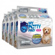 My Potty Pad Lite -經濟薄型 活性炭尿墊 (45x60cm) 50片 x 4包